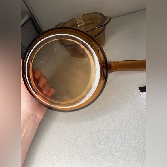 CorningWare Visions/Pyrex vintage amber double boiler P83C, V-20-B, V-15-B - Picture 15 of 15